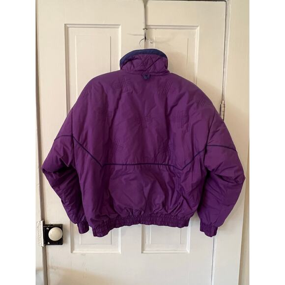 Vintage Grand Targhee women’s purple medium ski coat jacket apres gaper quilted - Picture 2 of 11